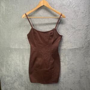 Vintage Y2k Divided Dress Women Sz Small Bodycon Mini Dark Fairy‎ Grunge Goblin